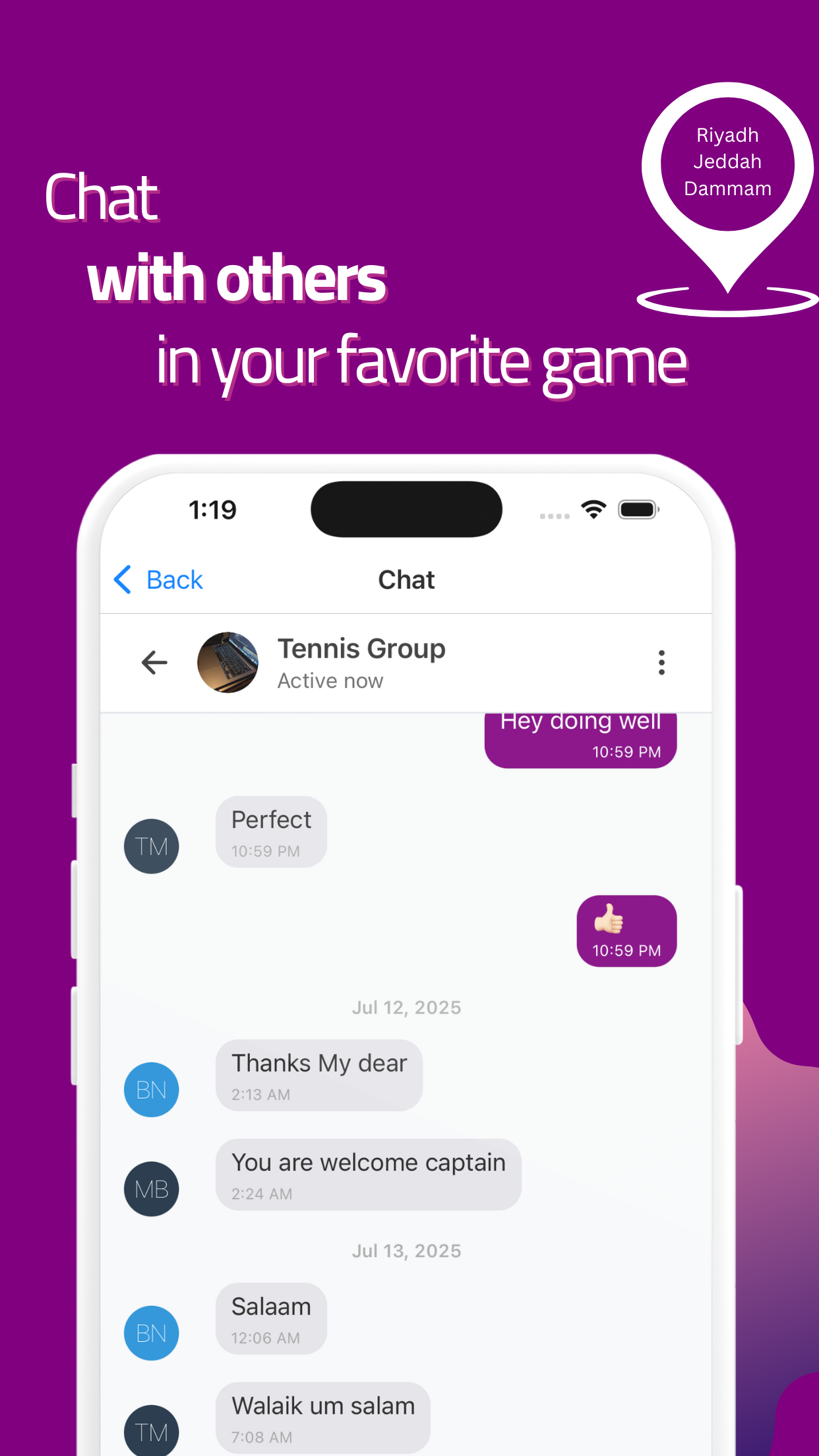 Raketa App Screenshot